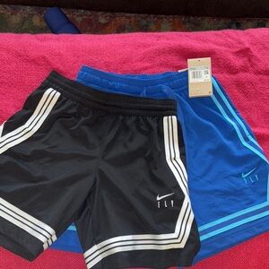 Nike Men's Fly Shorts - Black and Blue